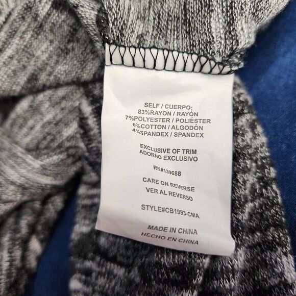 Coco + Jaimeson Crossover Yoga Cover-Up Sweater Top Long Sleeve - Picture 7 of 7